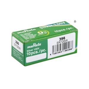 Set 10 baterii de ceas Murata 397 SR726SW AG2 1.55V