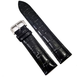 Set Curea De Ceas Neagra Cu Extractor Si Telescoape 12mm 14mm 16mm 18mm 20mm 22mm 24mm - Img 2