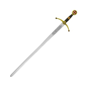 Spadă de Cruciat – Oțel Inoxidabil 103 cm – Made in Spain – Piesă de Colecție