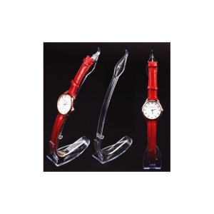 Suport Expozitor Ceasuri Acrilic Transparent – 24 cm, Design Invisibil