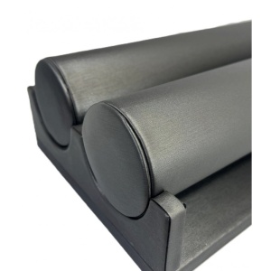 Suport pentru Bijuterii din Satin, Gri | Organizator Elegant pentru bratari si ceasuri | WZ2380 - Img 3