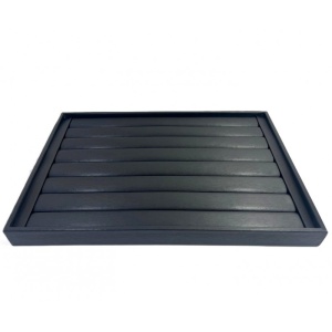 Tavă Premium Prezentare 80-100 Inele | Satin Negru | Organizare Profesională