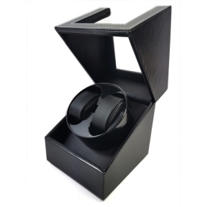 Watch Winder Negru Piele Ecologica 2+0 W135B