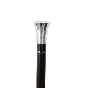 Baston Masonic din Lemn – Cap Argintat cu Echer și Compas – 95 cm – Model MM917 - Img 3