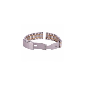 Brățară Ceas Bicoloră – Argintiu / Auriu – Oțel Inoxidabil – 18/20/22/24 mm – Închidere Fluture - Img 3
