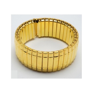 Bratara Ceas Elastica Aurie Metal 14-22mm WZ116 | WatchZone - Img 2
