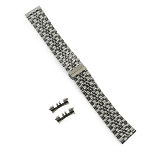 Brățară Ceas Premium Silver – Oțel Inoxidabil 18/20/22mm – Capete Duble (Curbate + Drepte) - Img 3