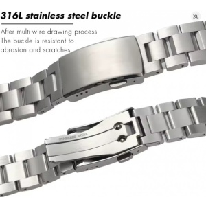 Brățară Compatibilă Tag Heuer Aquaracer 41/43mm – 20.5mm – Oțel Inoxidabil 316L – Închidere Fluture WAZ2113 - Img 3