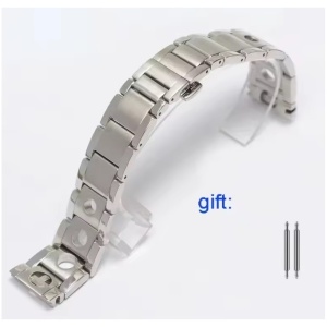 Brățară Compatibilă Tissot PRS516 – 21 mm – Oțel Inoxidabil – Capete Curbate – Seriile T91 / T021 - Img 2
