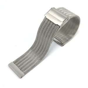 Brățară de Ceas Universală – Oțel Inoxidabil 20 mm – Grosime 18mm 20 mm 22mm – Lungime 20 cm – Închidere Fluture - Img 1