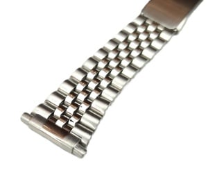 Brățară Jubileu cu Capete Retractabile – 16-22 mm – Argintie – Oțel Inoxidabil - Img 2