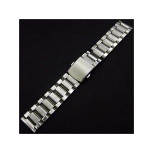 Bratara Metalica Argintie Otel Inoxidabil 18mm 20mm 22mm 24mm 26mm WZ1501 - Img 2
