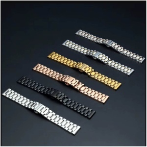 Bratara Metalica aurie cu Deployant 18mm 20mm 22mm 24mm 26mm WZ1024 - Img 3