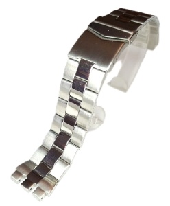 Brățară Oțel Inoxidabil Bicolor pentru Swatch Irony Chrono – Finisaj Lucios/Mătuit – 19 mm – Închidere Sigură