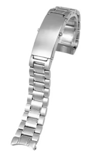 Brățară Oțel Inoxidabil compatibila Omega – 22 mm – Argintie – Compatibilă Seamaster, Speedmaster, Planet Ocean