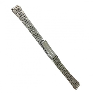 Bratara pentru ceas Argintie - 5 randuri de zale - 12mm - WZ3960 - Img 2