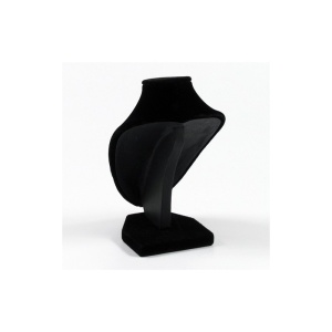 Bust Expunere Bijuterii Negru Catifea 20cm WZ1783 - Img 2