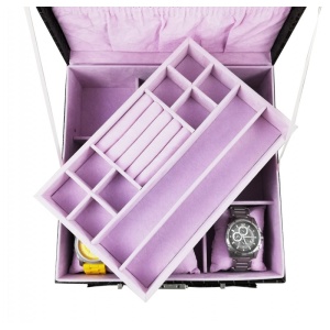 Casetă bijuterii și ceasuri Maro / Violet - Fabiana WZ2599 - Img 5