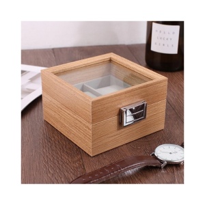 Caseta pentru 2 ceasuri - Lemn Natur - WZ4011 - Img 3