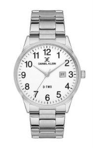 Ceas Bărbătesc Daniel Klein Arcadia DK.1.13567.1 – Oțel 41 mm – Cadran Alb – Miyota – 3 ATM