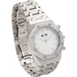 Ceas Bărbătesc Matteo Ferari Black & Silver – Carcasă Octogonală 52x45 mm – Cadran Negru – Brățară Oțel Inoxidabil – MF110-A - Img 5