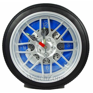 Ceas de perete anvelopa WHEEL CLOCK Blue / Red / Black WZ1539