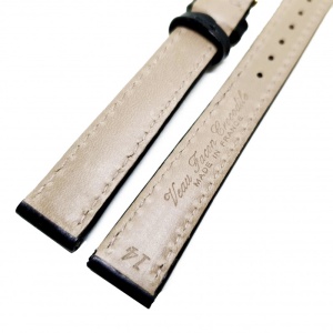 Curea Ceas „Fleurus Classic” – Piele Veritabilă de Vițel, Negru (14mm - 24mm) - Img 7