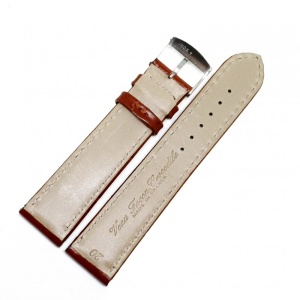 Curea Ceas „Fleurus Heritage” – Piele Veritabilă de Vițel, Maro Deschis cu Cataramă Aurie (16mm - 20mm) - Img 5