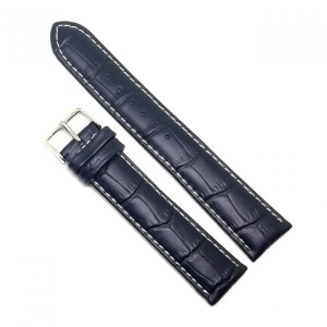 Curea Ceas „Pure Comfort” 6XL20 – Piele Naturală Hipoalergenică, Negru Mat (18mm - 24mm)