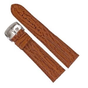 Curea Ceas „Sand Shark” WZ2898 – Piele Veritabilă de Rechin, Maro Deschis (12mm - 22mm)