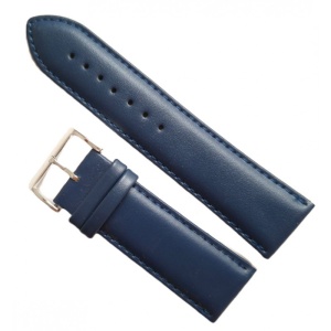 Curea Ceas din Piele Culoare Albastra 26mm