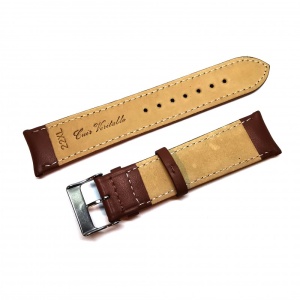 Curea ceas Fleurus XL - Piele Naturala - Culoare Maro - 22mm - Img 2