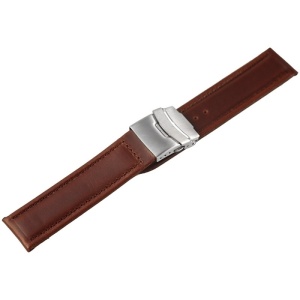 Curea Ceas Piele Naturala Maro 16mm 18mm 20mm 22mm 24mm 8162707000 - Img 2