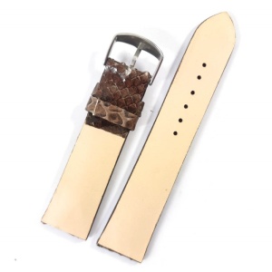 Curea Ceas Piele Șarpe Veritabilă – Hand Made în România – 20, 22, 24mm - Img 2