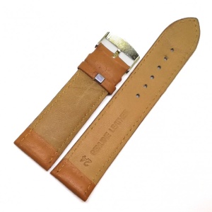 Curea de ceas din Piele Naturala - Culoare Mustar - 24mm - WZ3717 - Img 2