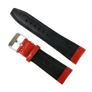 Curea de ceas din piele naturala Maro - 20mm, 24mm WZ2882 - Img 2