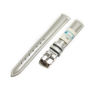 Curea de ceas din piele naturala Matteo Ferari culoare Gri-Argintiu - 12mm, 14mm, 16mm, 18mm - Img 4