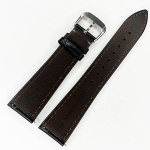 Curea de ceas din piele neagra 20mm 22mm 24mm WZ920 - Img 2