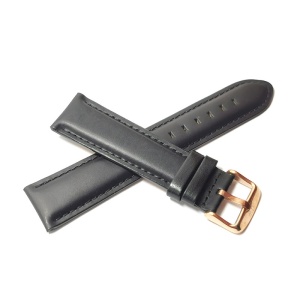 Curea de ceas DW Neagra din piele naturala 22mm - WZ5243 - Img 2