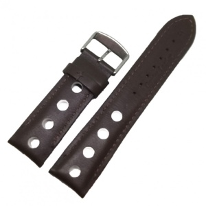 Curea de ceas Maro din Piele Naturala - Model cu Gaurele - 24mm - WZ3984 - Img 2