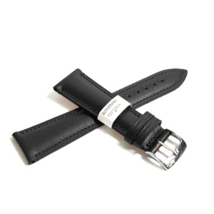 Curea de Ceas Morellato Donatello College Calf Leather - Neagră - 20/22mm - Fabricată în Italia - Img 2