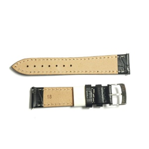 Curea de ceas Neagra din piele naturala Morellato Lady Bolle Alligatore Calf - 18mm - Img 3