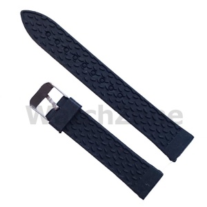 Curea de ceas neagra din silicon 18mm 20mm 22mm - Img 2