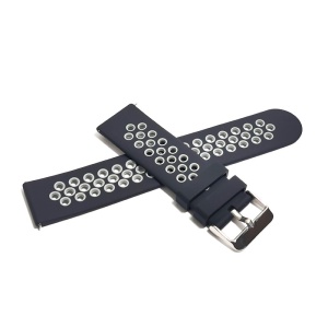 Curea de ceas Neagra din Silicon 22mm WZ5358 - Img 2