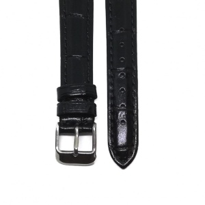 Curea de ceas Neagra - Piele Vitel - 16mm - WZ3657 - Img 2