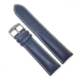 Curea de ceas - Piele Naturala - Culoare Albastru-Petrol - 18mm, 20mm, 22mm - GR1212 - Img 3
