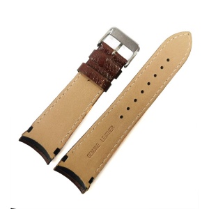 Curea de ceas Rosu Inchis cu capete curbate 24mm WZ4410 - Img 2