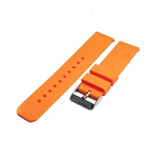 Curea de SmartWatch Portocalie din silicon 20mm / 22mm JD417P - Img 3