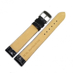 Curea Din Piele Pentru Ceas Neagra 18mm 20mm 22mm XL - WZ656 - Img 3