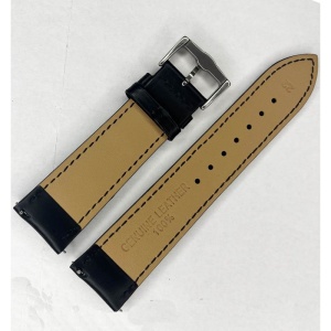 Curea neagra de ceas 10mm 12mm 14mm 16mm 18mm 20mm 22mm WZ270 - Img 2
